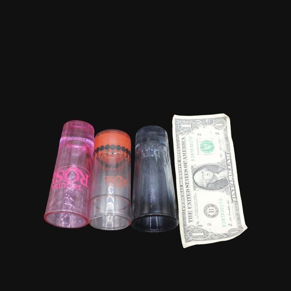 Lot Of 3 Tequila Rose Shot Glasses Pink Black - Picture 10 of 10